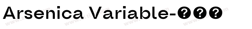 Arsenica Variable字体转换